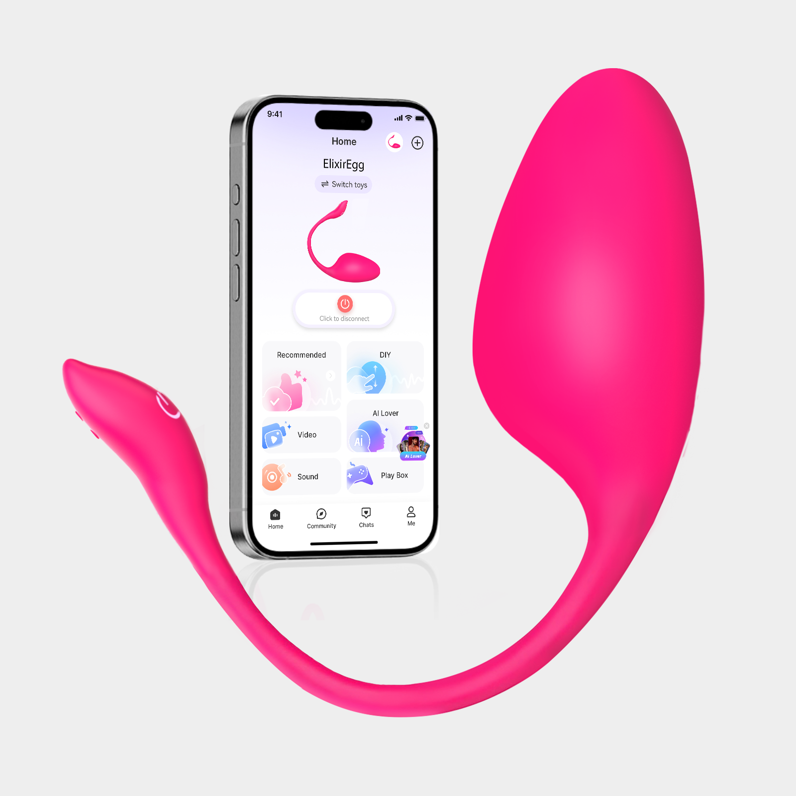 ELIXIR EGG| Klitoris Stimulator mit App