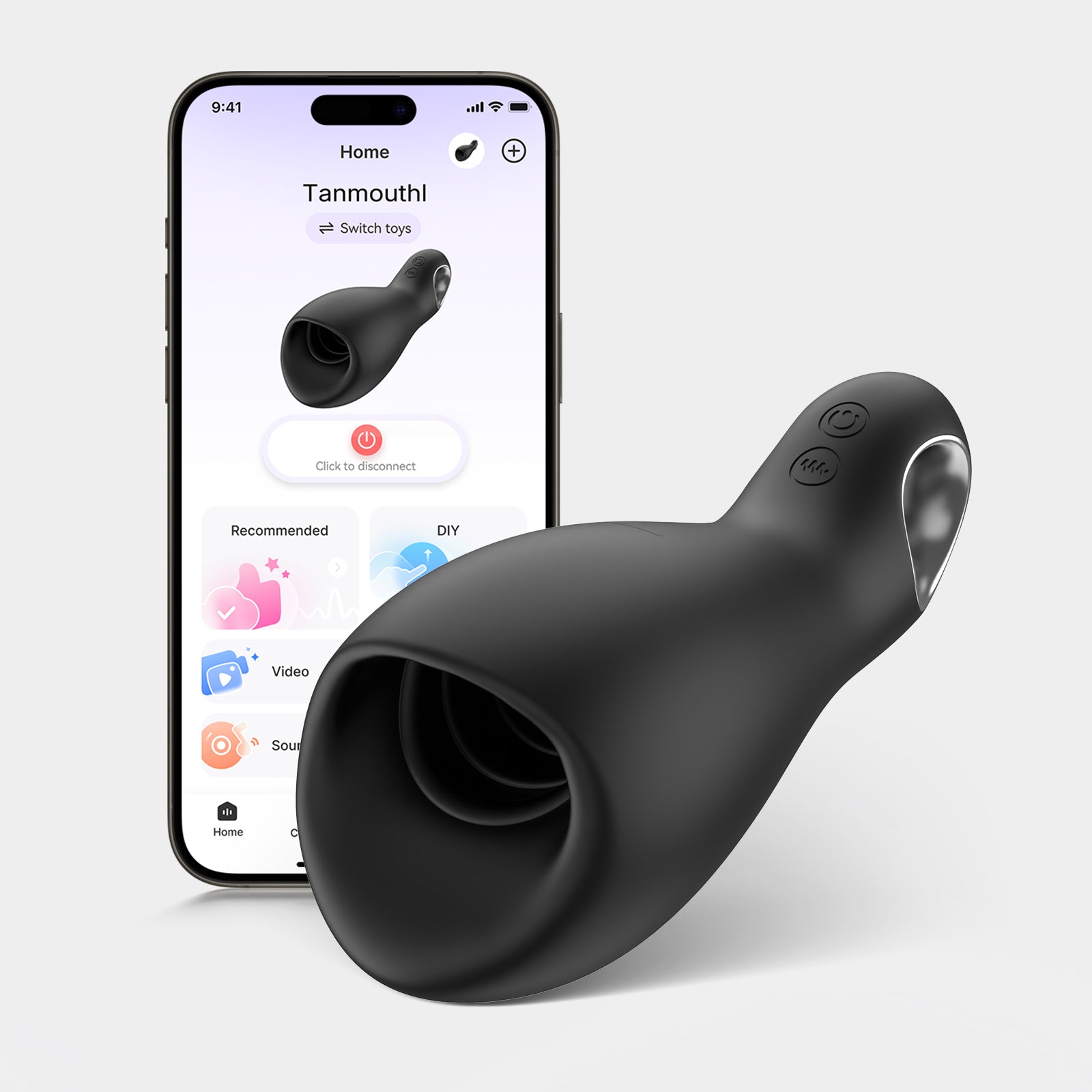 TANMOUTH| 3-in-1 Masturbatoren & APP