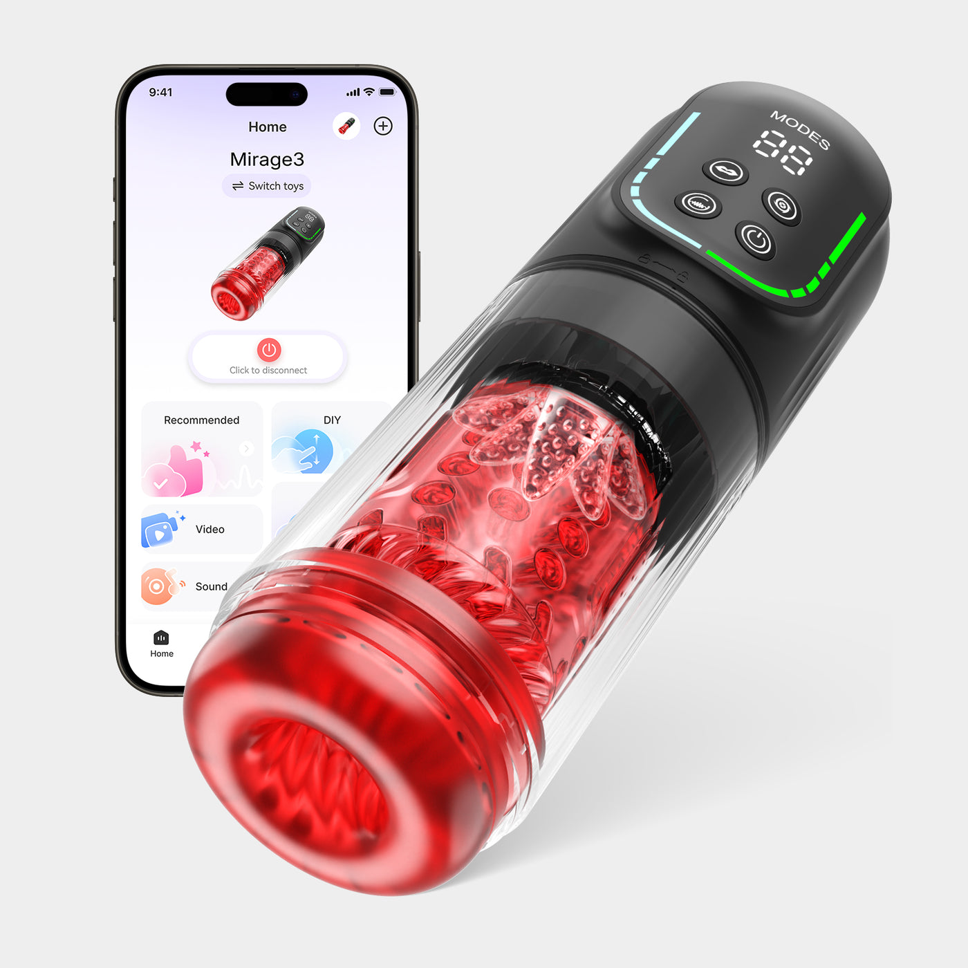 RYZEN| APP-Steuerung Elektrischer Masturbator