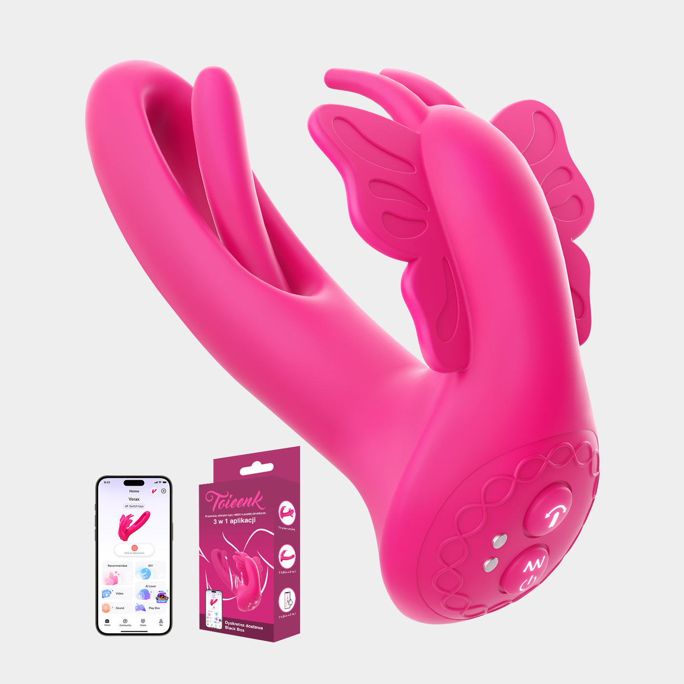 VERAX| APP-Ferngesteuerter Vibrator