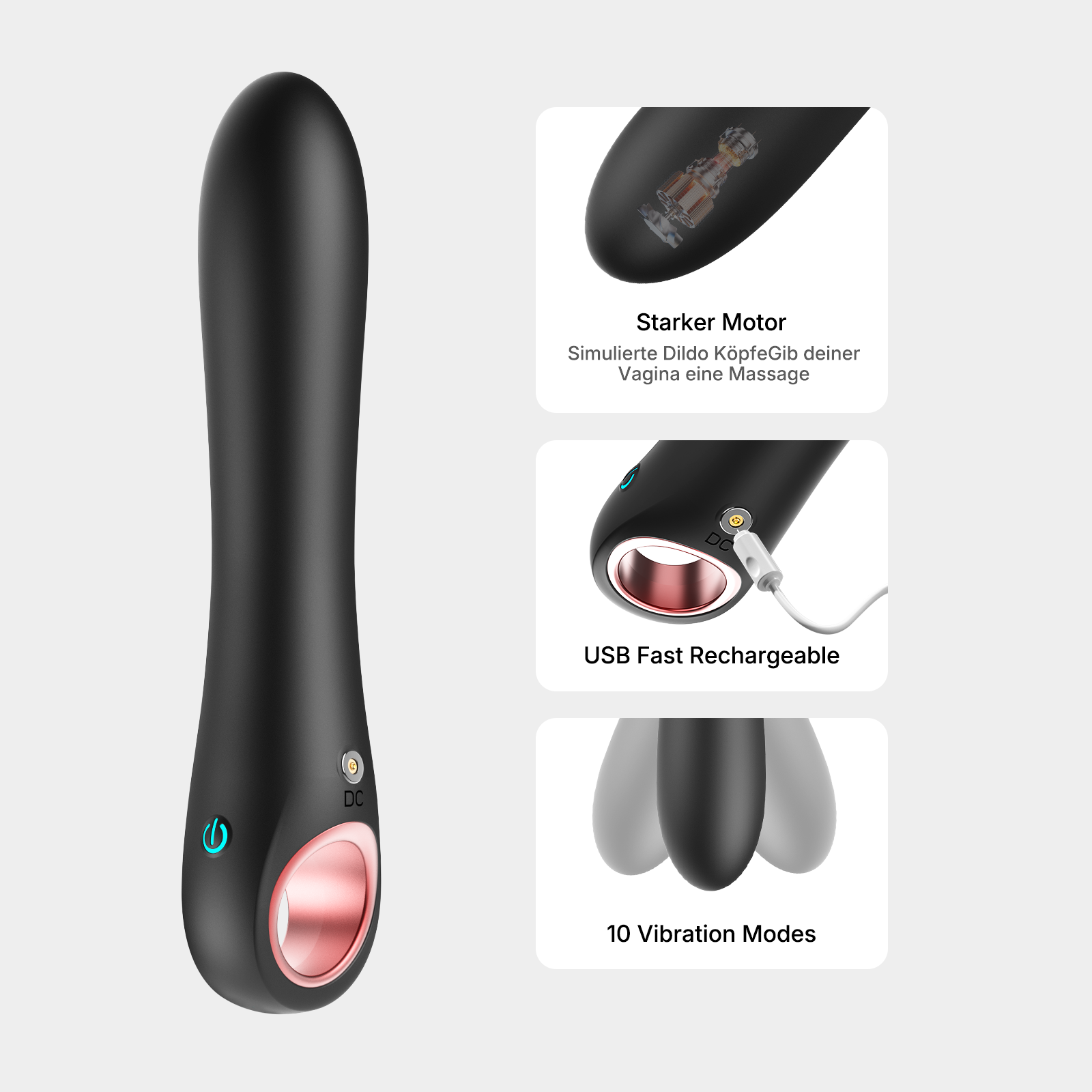 KE-BLACK| G-Punkt Vibrator