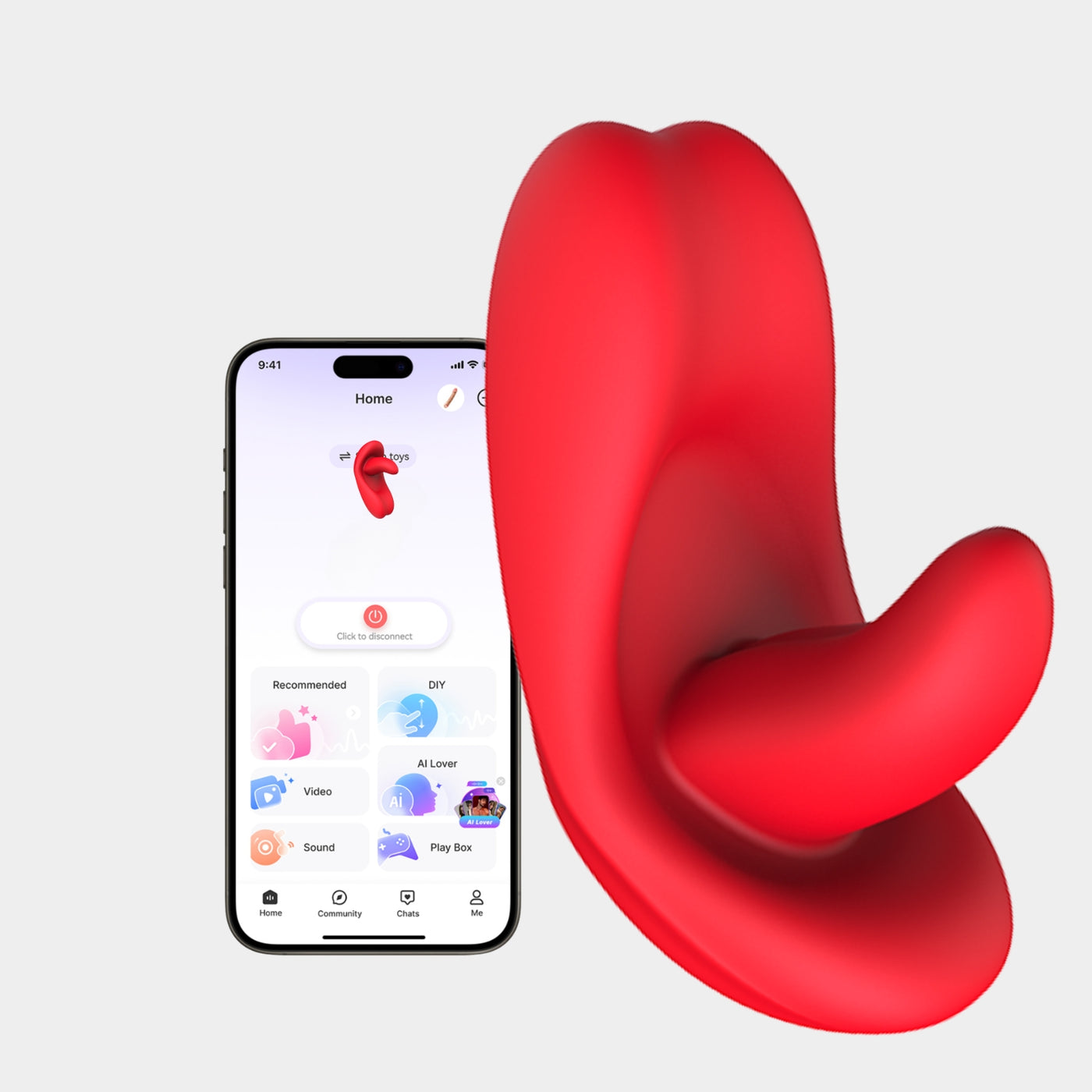 VIVA| APP-Tragbarer Vibrator - Paarvibrator