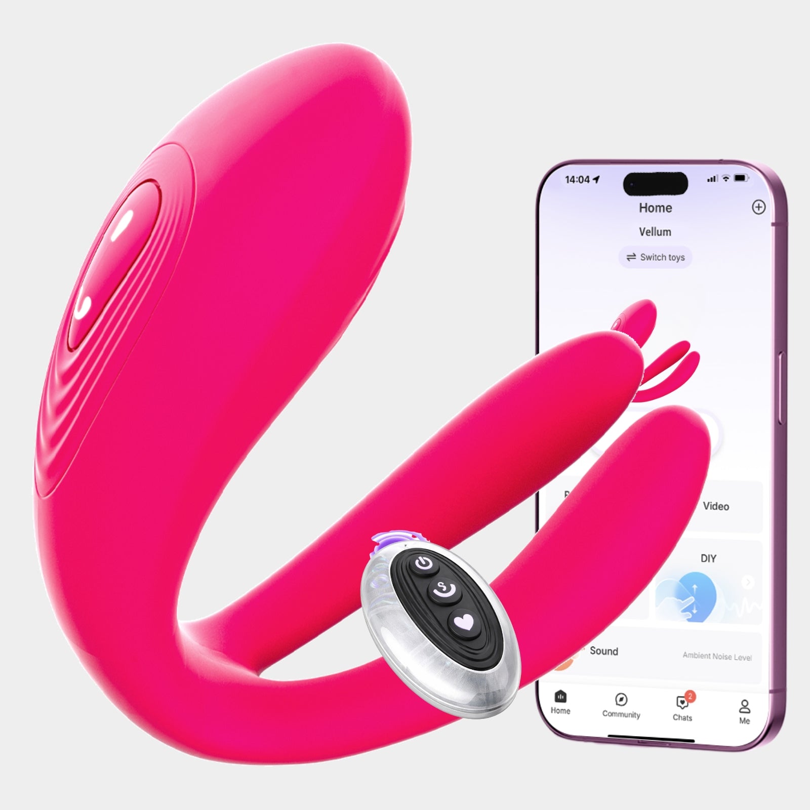 VIBTREFOIL| APP-gesteuerter Schmetterlings-Vibrator