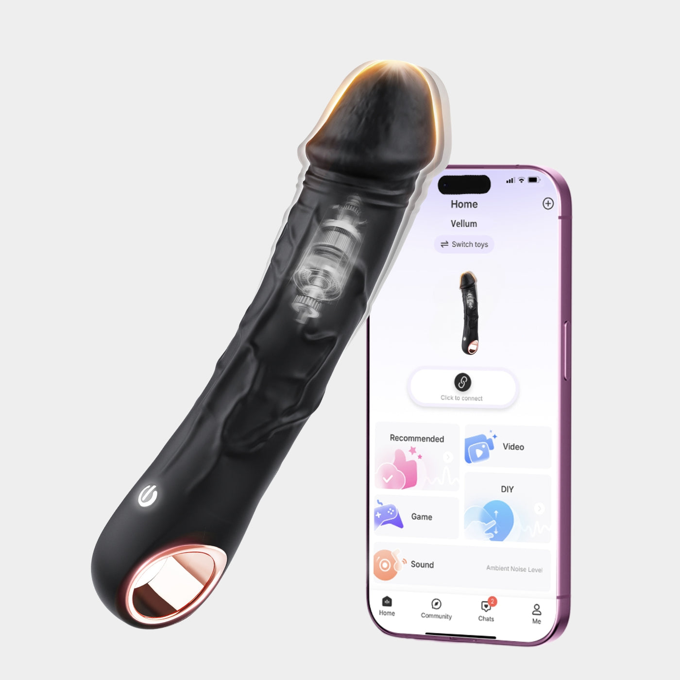 DOMINUS| APP-Realistischer Dildo